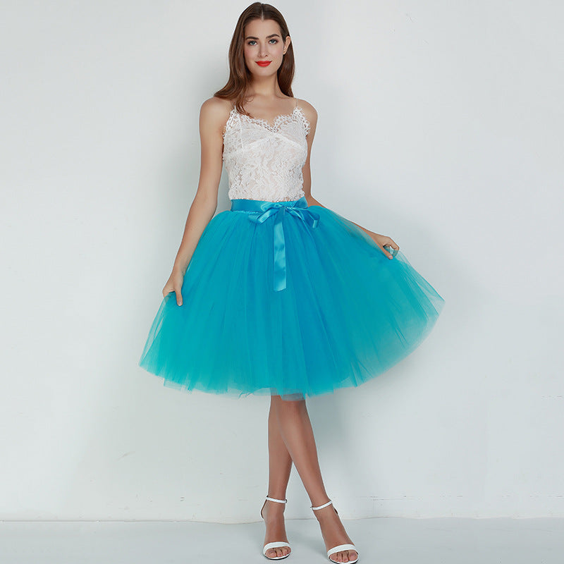 7 Layers Tulle Skirtmal Dress Skirt Ballet Gauze Skirt Tutu Tulle Skirt Exclusive