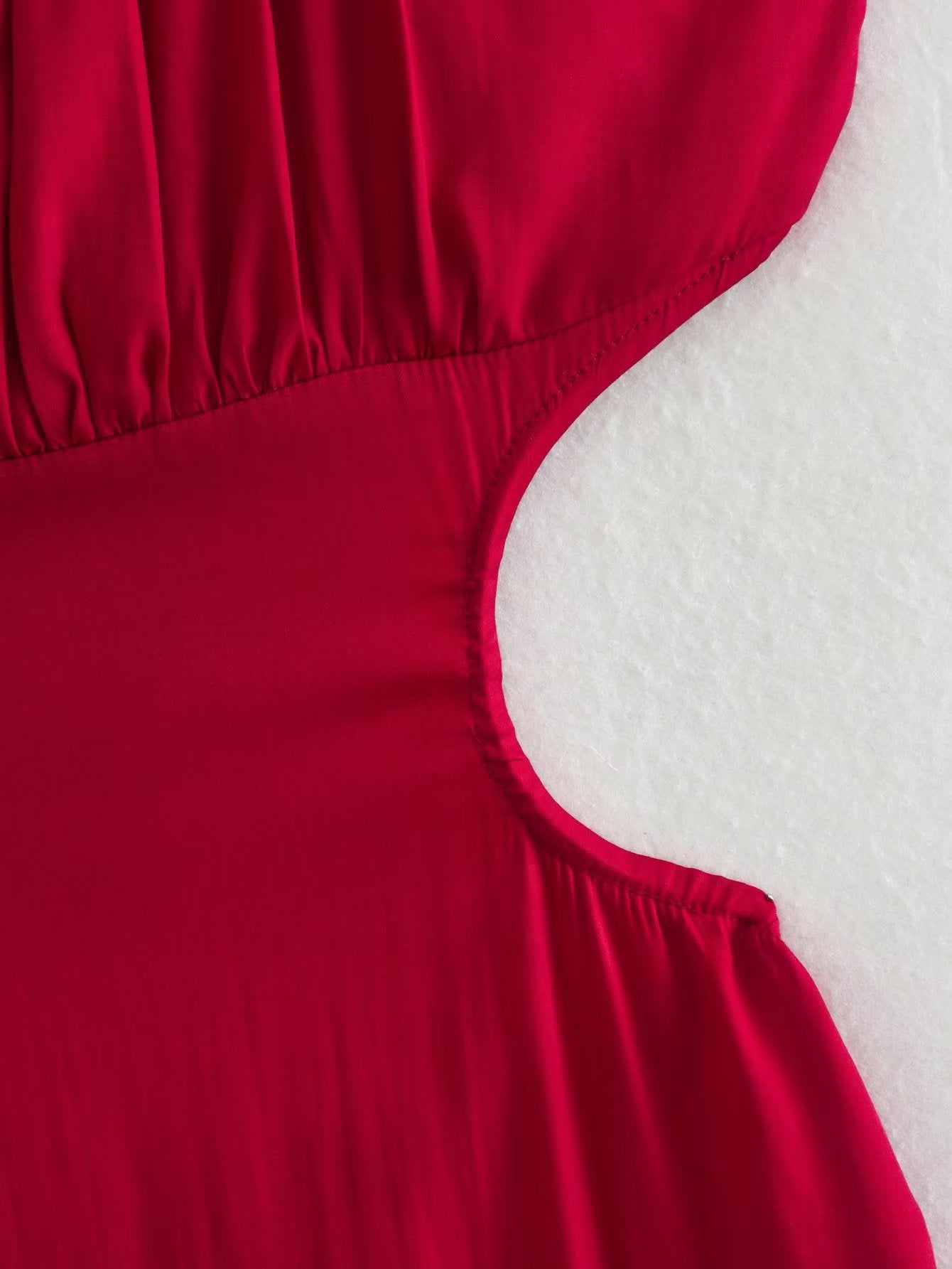 Robe longue à bretelles style vintage français