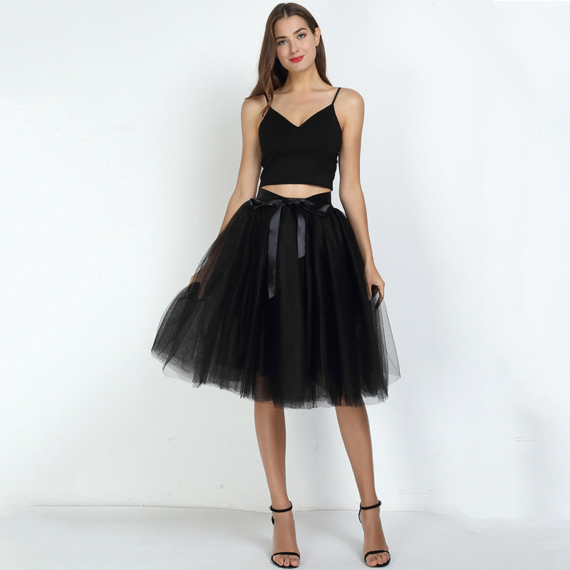 7 Layers Tulle Skirtmal Dress Skirt Ballet Gauze Skirt Tutu Tulle Skirt Exclusive