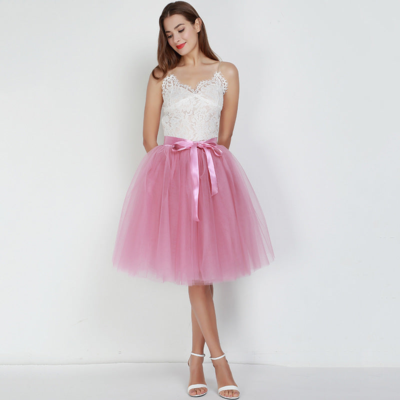 7 Layers Tulle Skirtmal Dress Skirt Ballet Gauze Skirt Tutu Tulle Skirt Exclusive