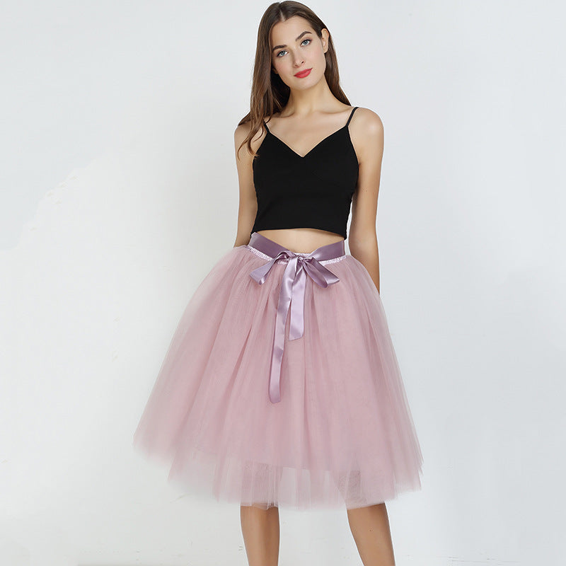 7 Layers Tulle Skirtmal Dress Skirt Ballet Gauze Skirt Tutu Tulle Skirt Exclusive