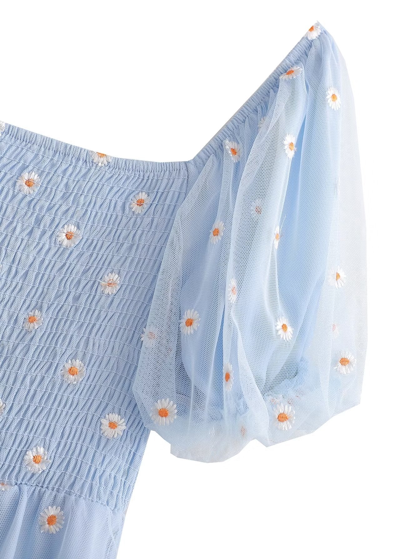 Schwarzes lockeres Büro-Polka-Midikleid mit hoher Taille