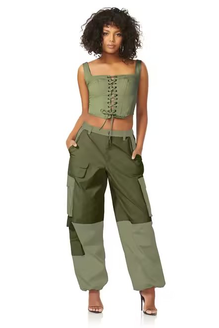 Sling-Top, schulterfreies, kurzes Top