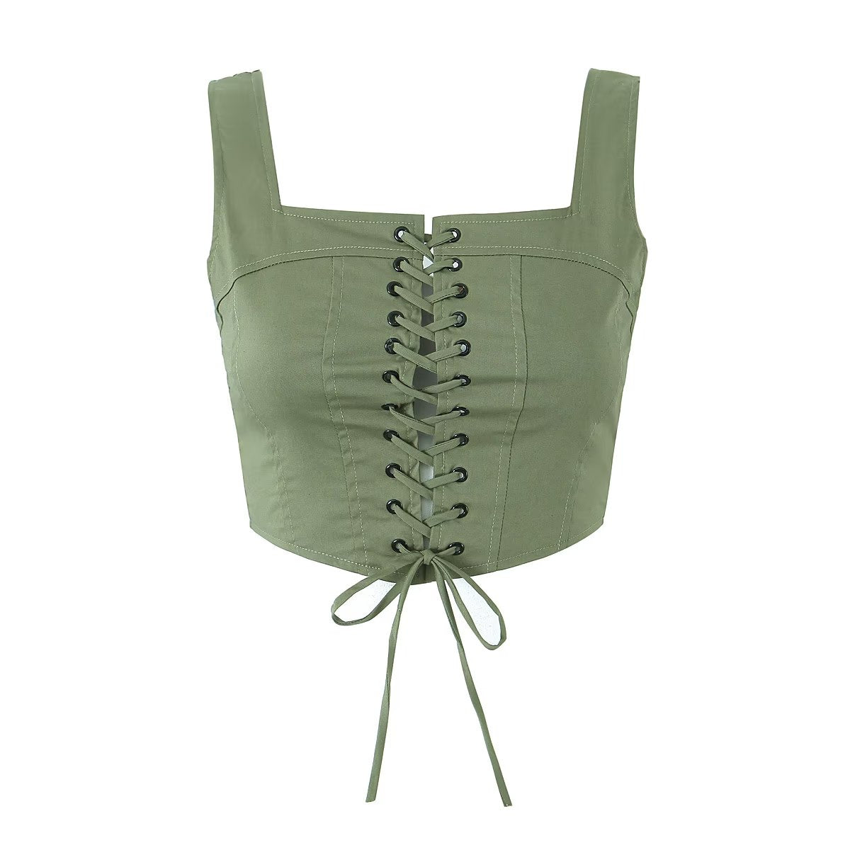 Sling-Top, schulterfreies, kurzes Top