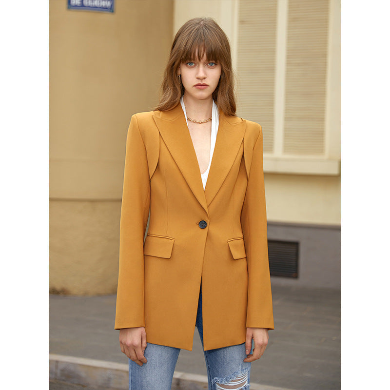 Design Casual Office Loose Profile Blazer