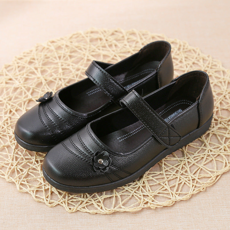 Women's Velcro Soft Bottom Comfortable Flat Low-cut