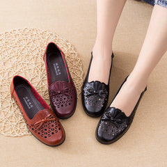 Women's Mom Pumps Flat Hole Soft Bottom