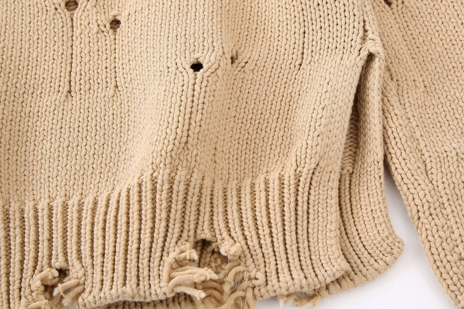 Round Neck Sweater Outer Wear Loose Shortable Sweater Inner Knitted Bottoming Shirt