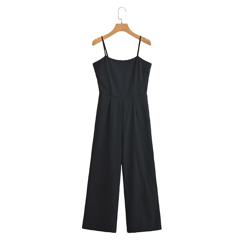 High Waist Suspender Jumpsuit