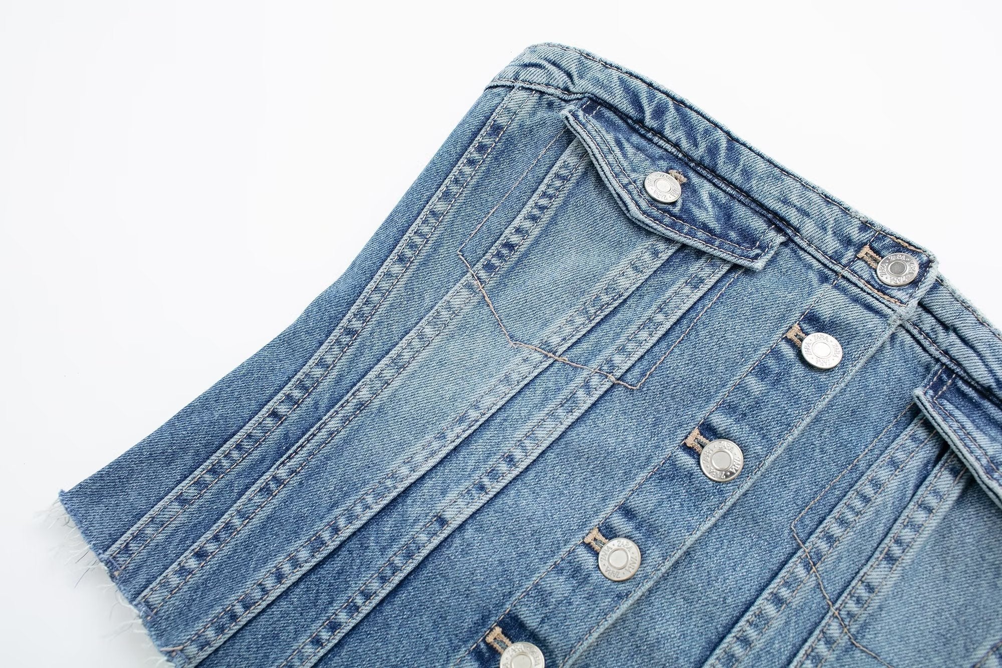 Corset Denim Tube Top Inner Wear Early Breasted