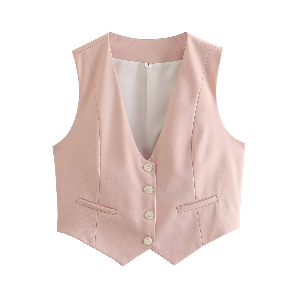 Wear Pocket Decoration Classic Vest