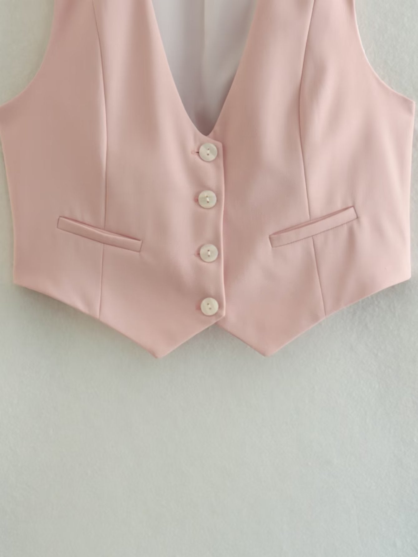 Wear Pocket Decoration Classic Vest