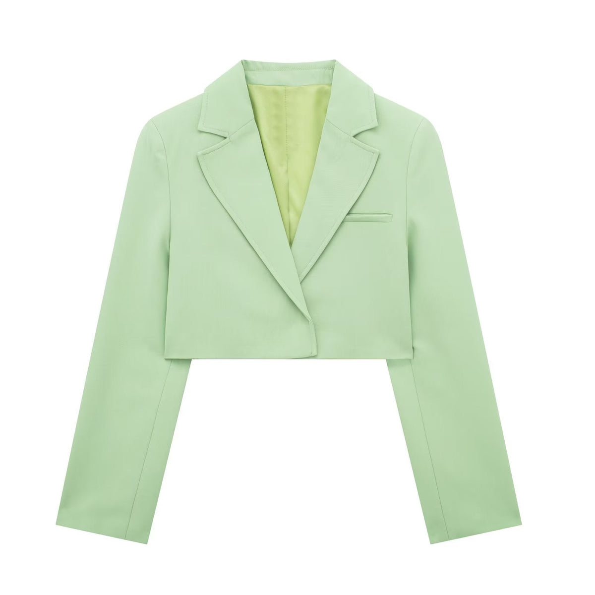Lässiger kurzer Culottes-Anzug im Blazer-Stil