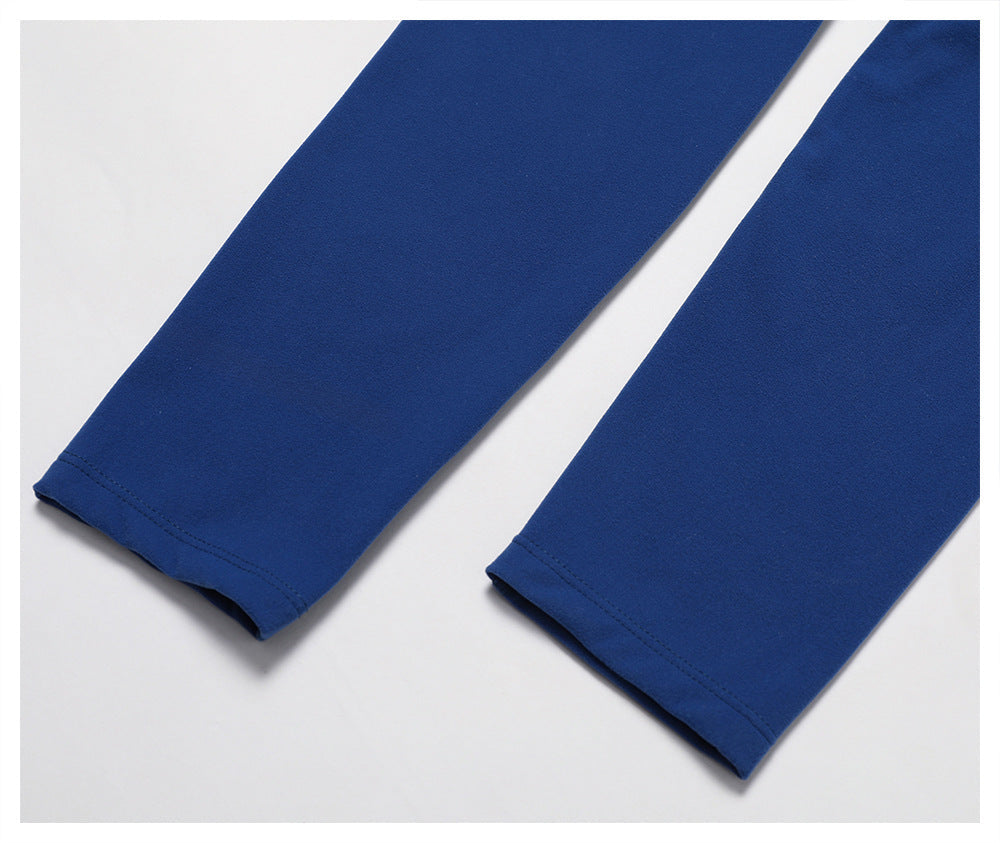 Drawstring Belly Contracting Nude High Waist Yoga Pants Quick Drying Hip Lifting Fitness Pants Tight Running Sports Pants