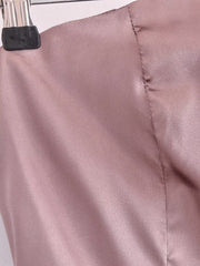 Ensemble haut tube à épaules dénudées et pantalon droit taille haute