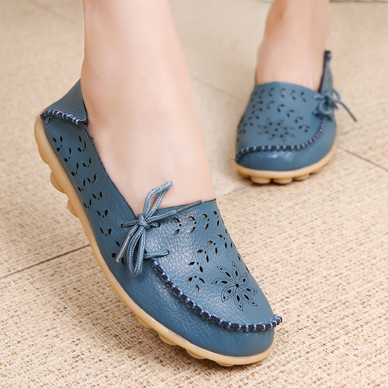 Women's Hole Low Top Flat Mom Comfortable