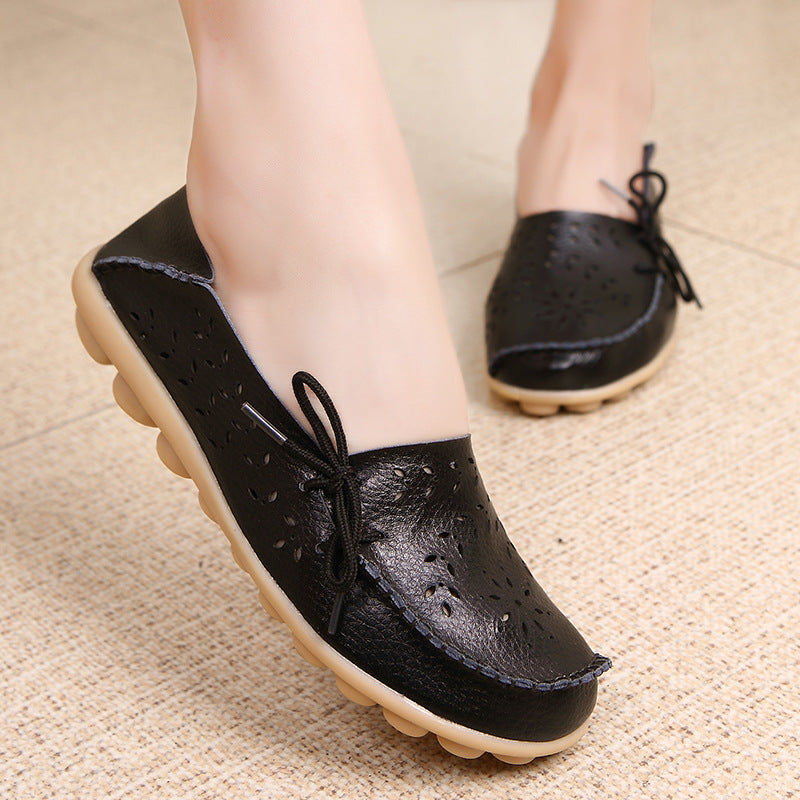 Women's Hole Low Top Flat Mom Comfortable