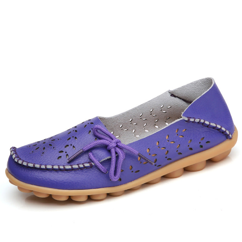 Women's Hole Low Top Flat Mom Comfortable