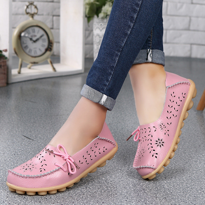 Women's Hole Low Top Flat Mom Comfortable