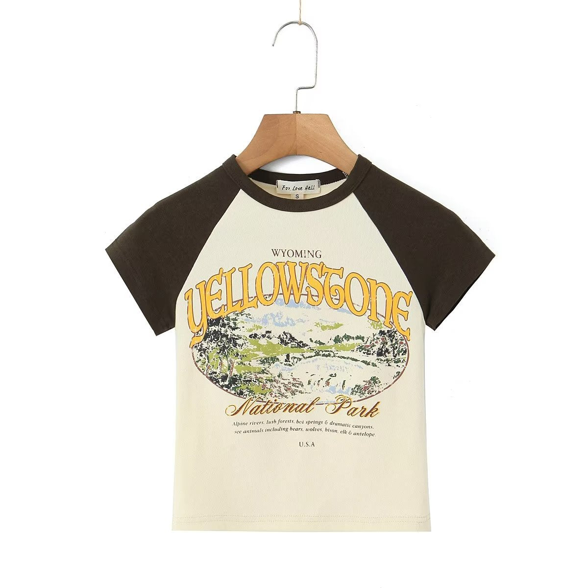 Retro Slim Sleeveless Contrast Color Letter Graphic Print Irregular Asymmetric Short Cropped Peplum Top