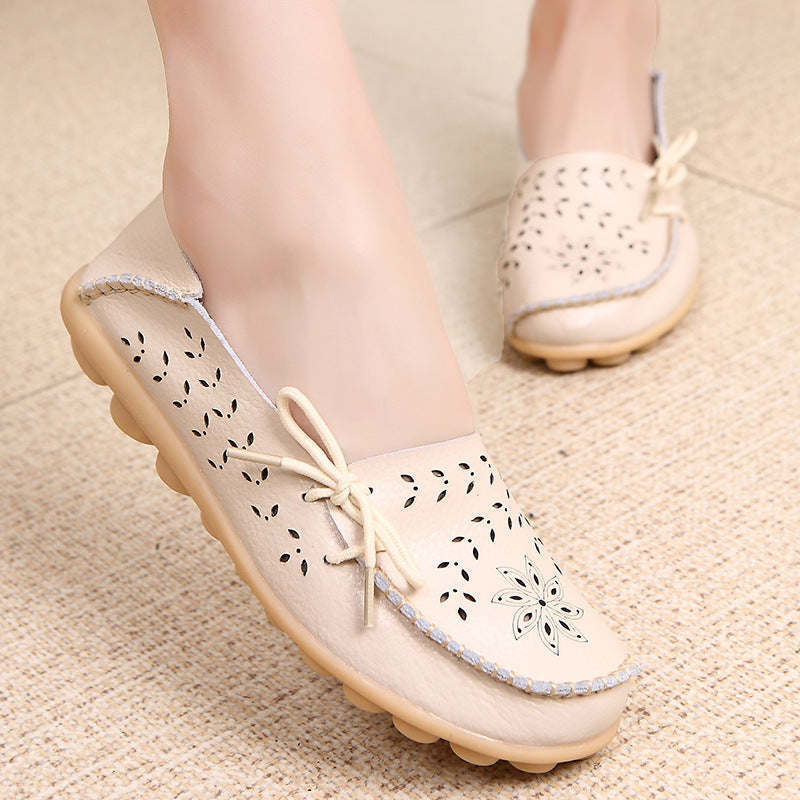 Women's Hole Low Top Flat Mom Comfortable