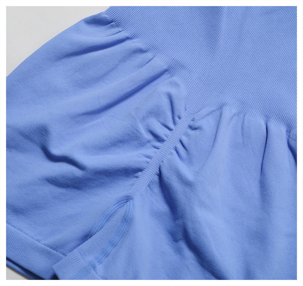 High Elastic One-Piece Beauty Back Yoga Belly Contracting Close-Fitting One Piece Seamless Yoga Jumpsuit