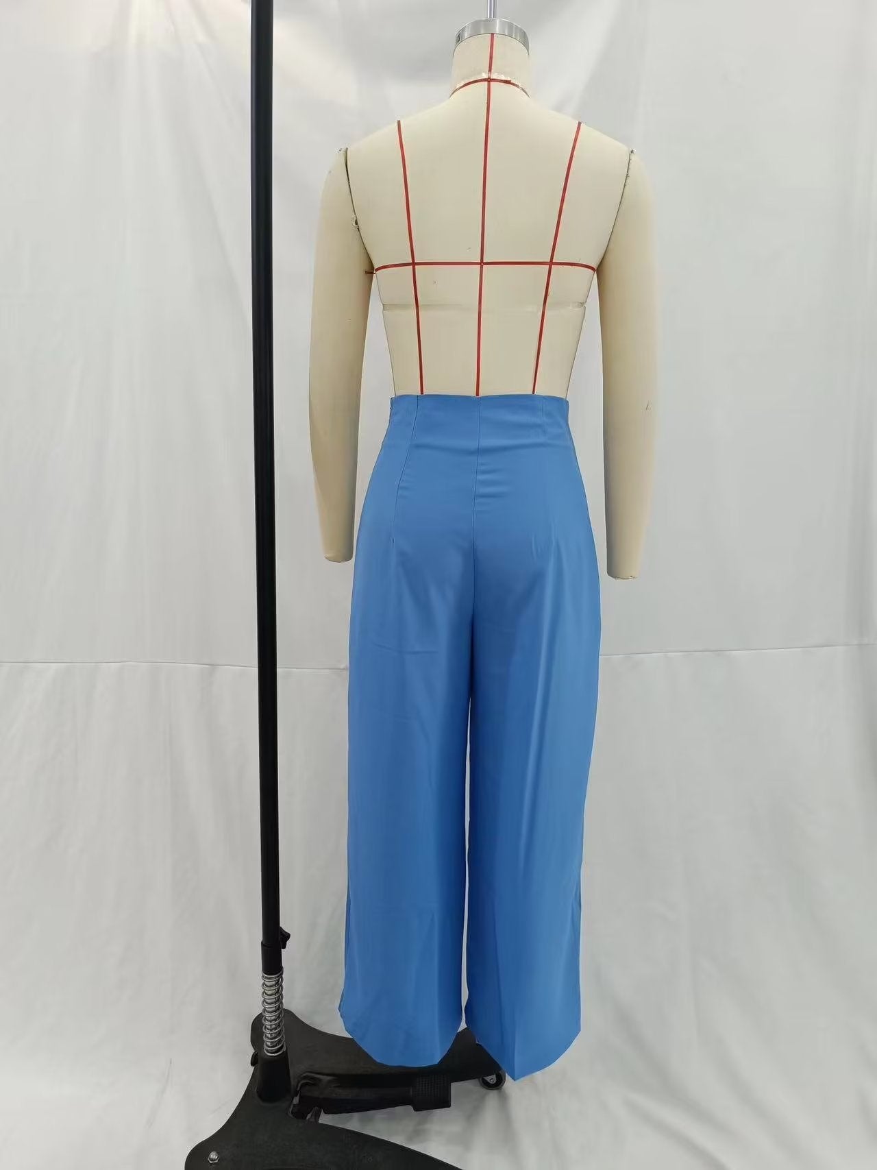 Street Casual High Waist Wide Leg Pants