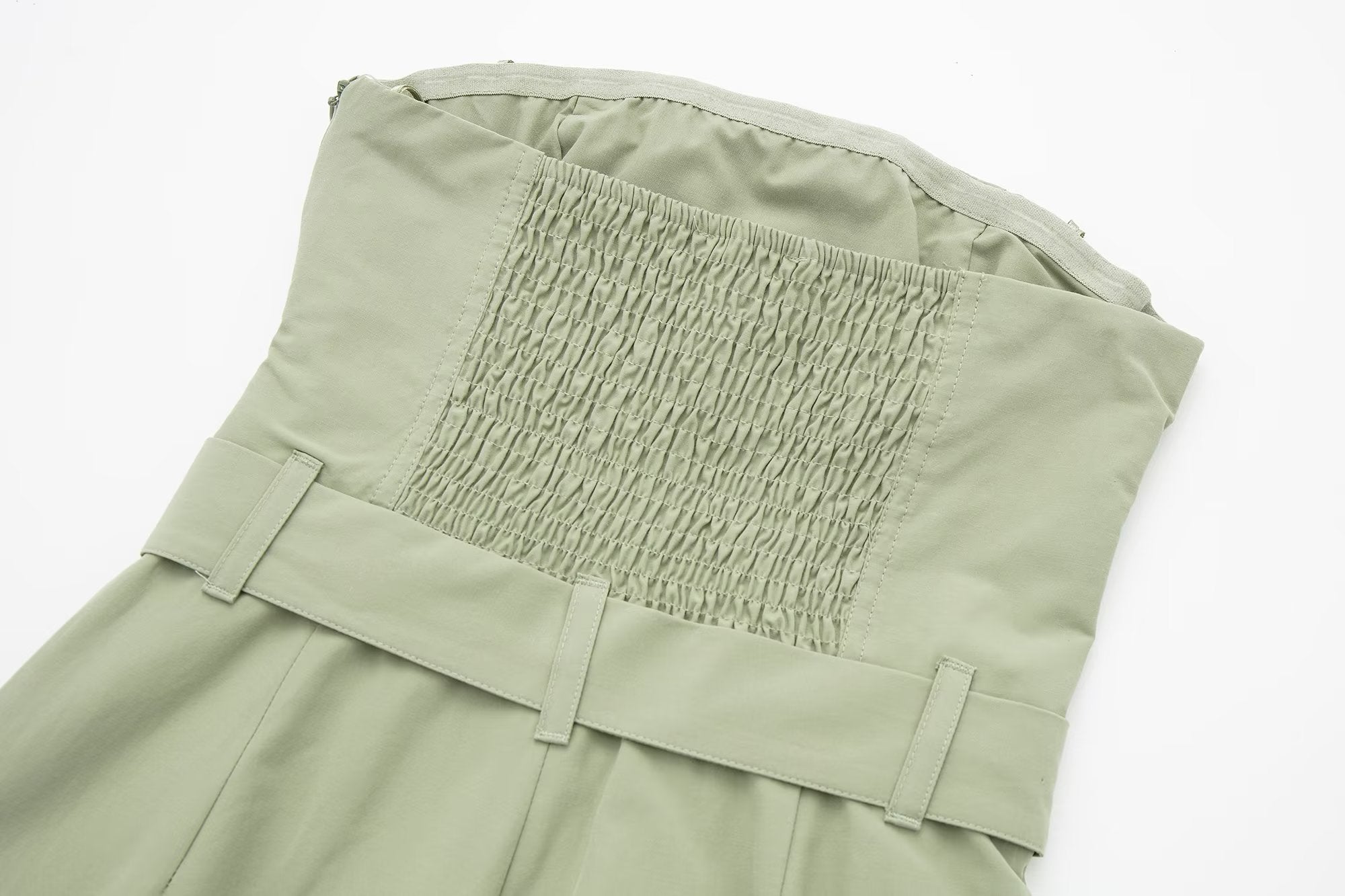 with Buckle Tube Top Overalls