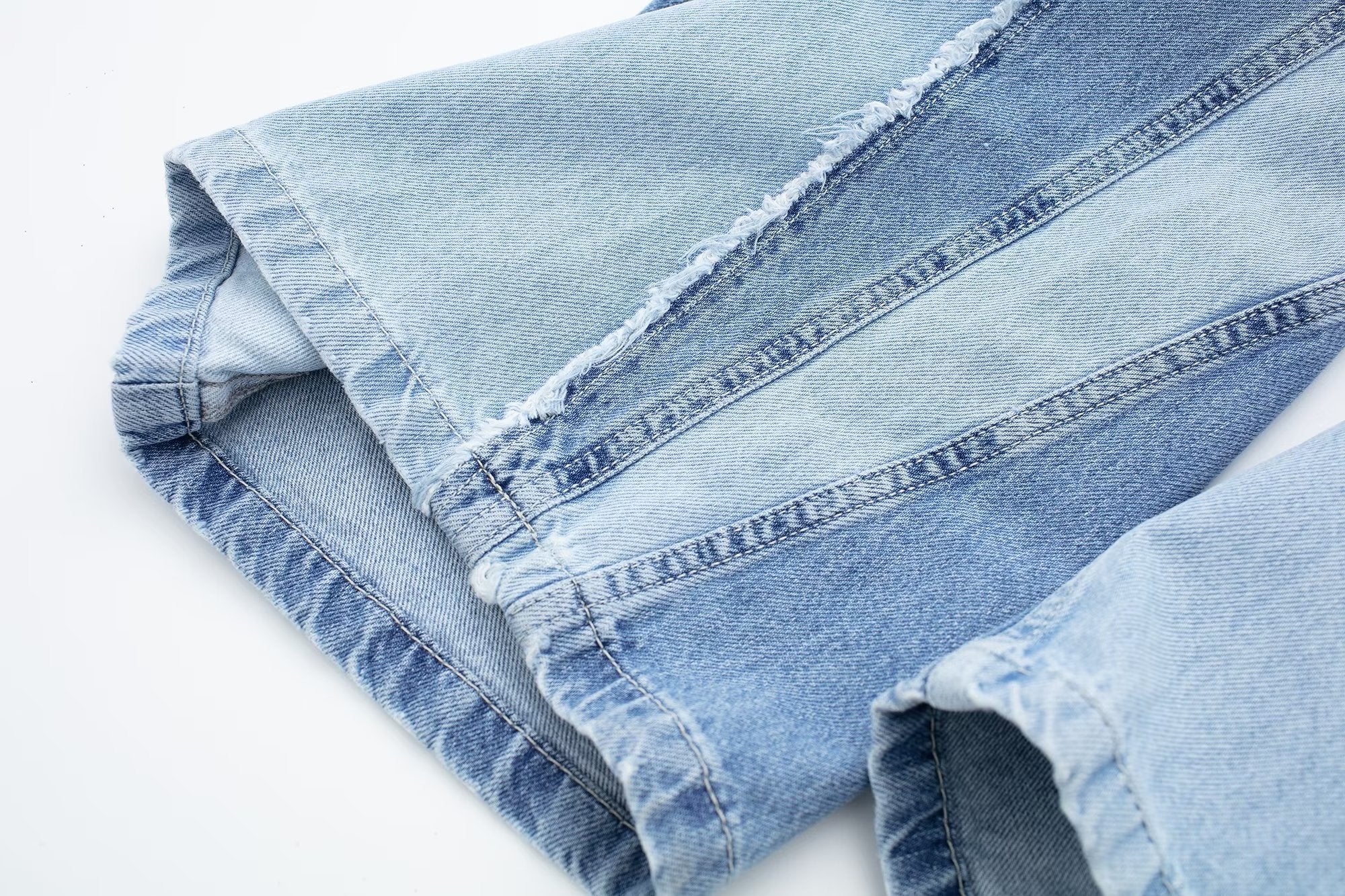 Street High Waist Jeans Straight Leg Pants Tide