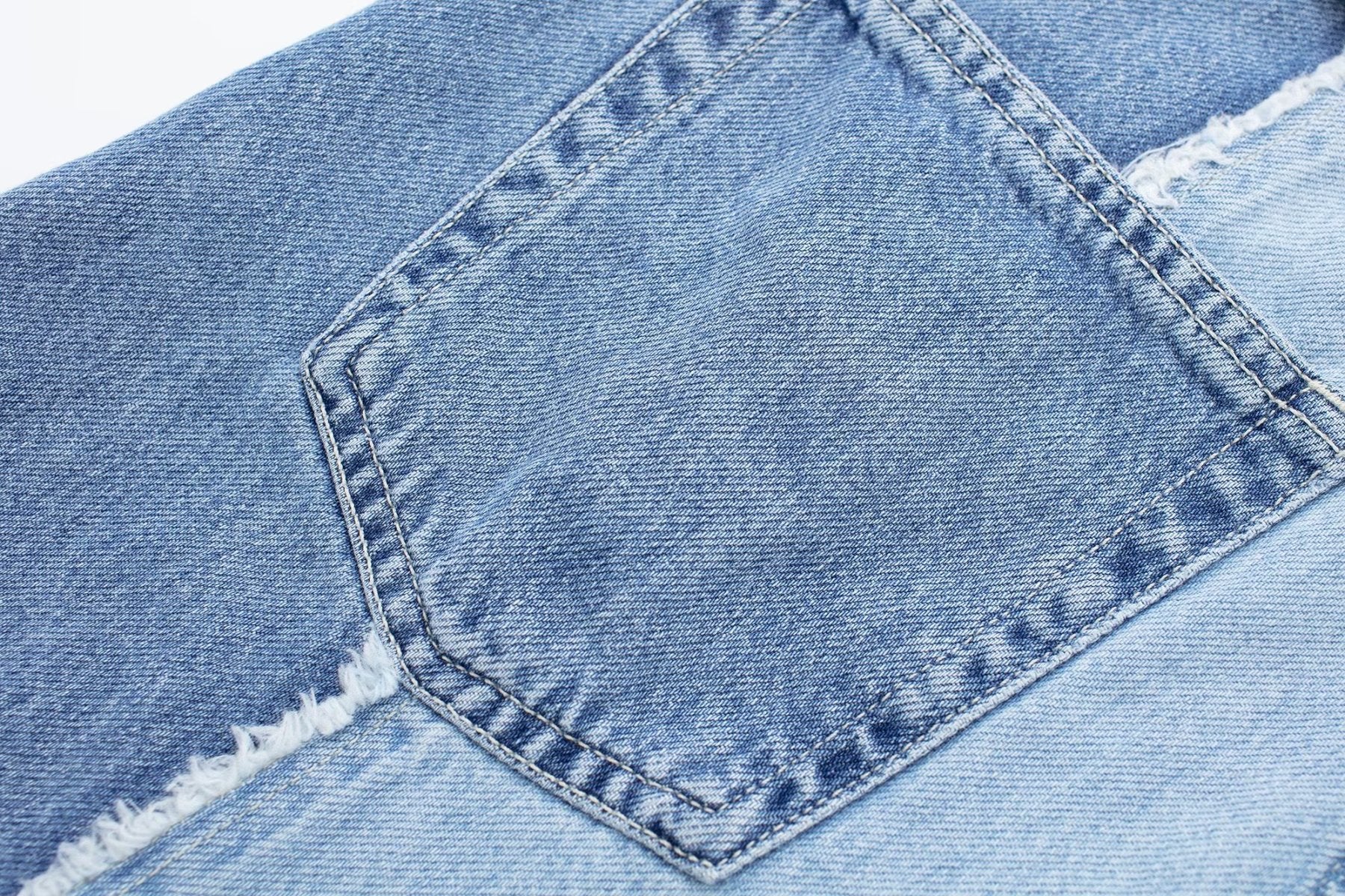 Street High Waist Jeans Straight Leg Pants Tide