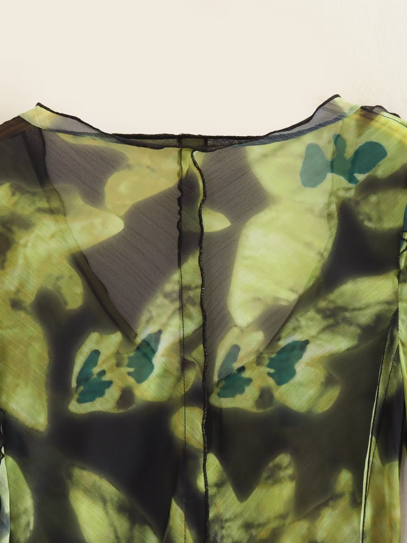 Printed Long Sleeved Blouse