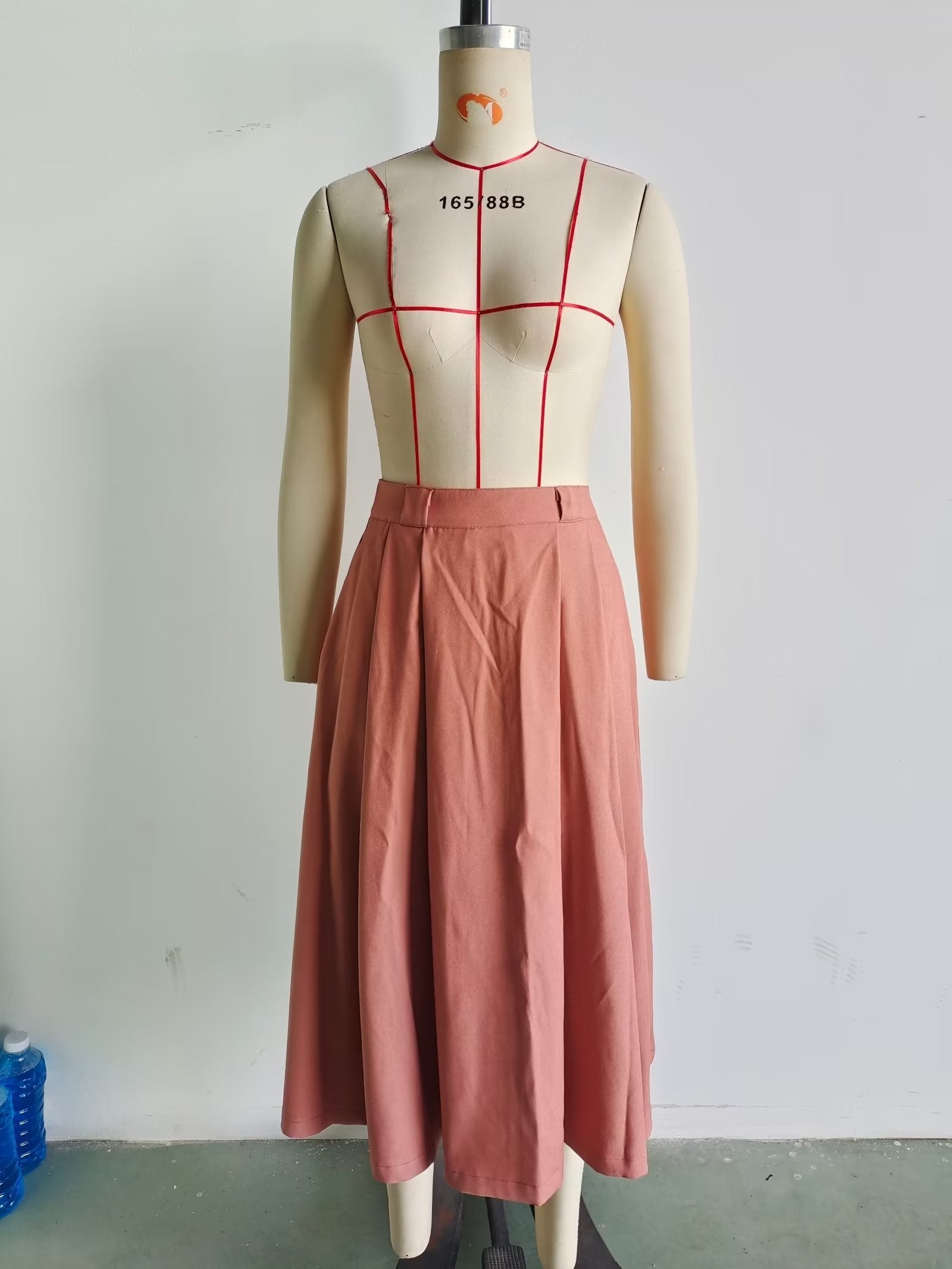 Casual Flight Jacket High Waist Skirt Setable Suit