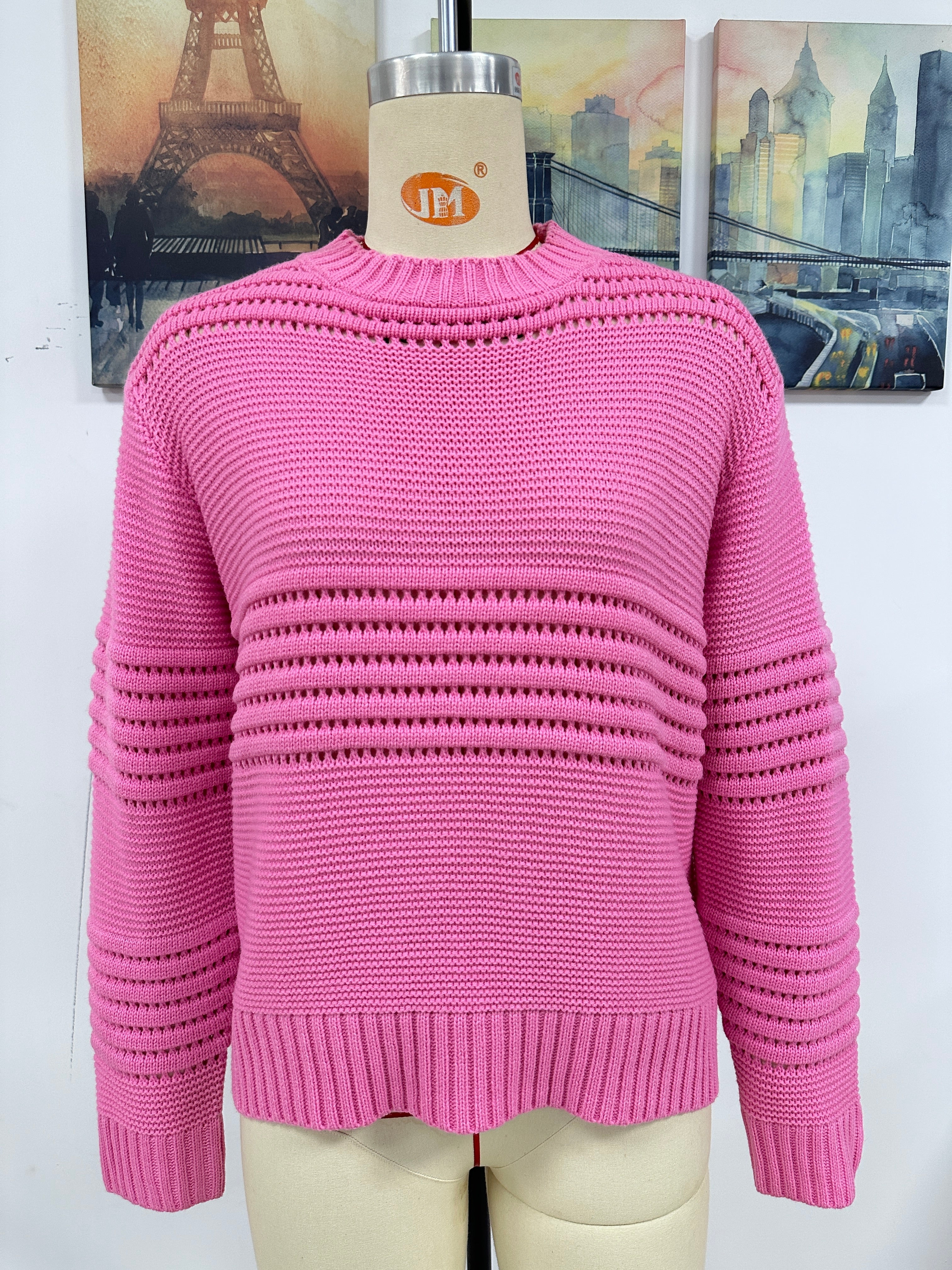 Pullover Sweater Pit Striped Knitwear Sweater