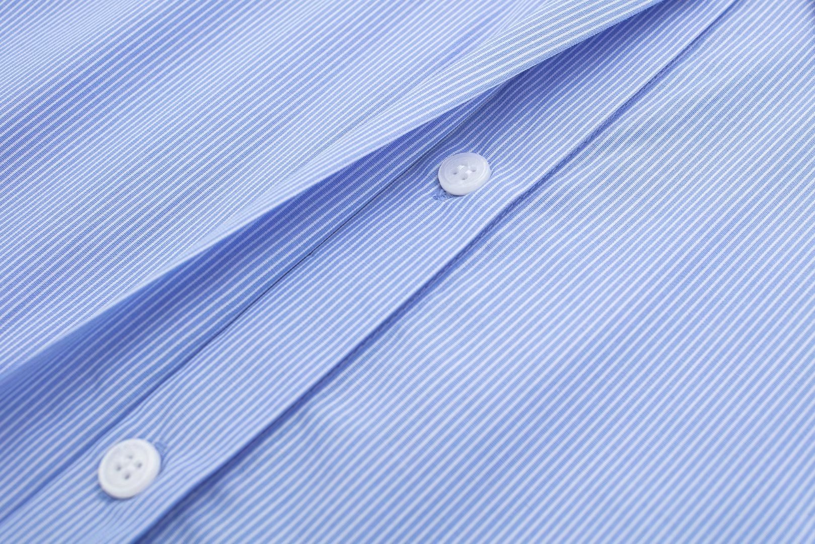 Collared Curling Short Sleeve Poplin Short Shirt