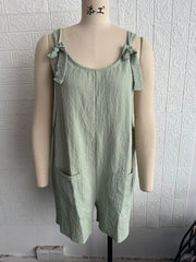 Casual Suspenders Shorts Jumpsuit Suspender Pants