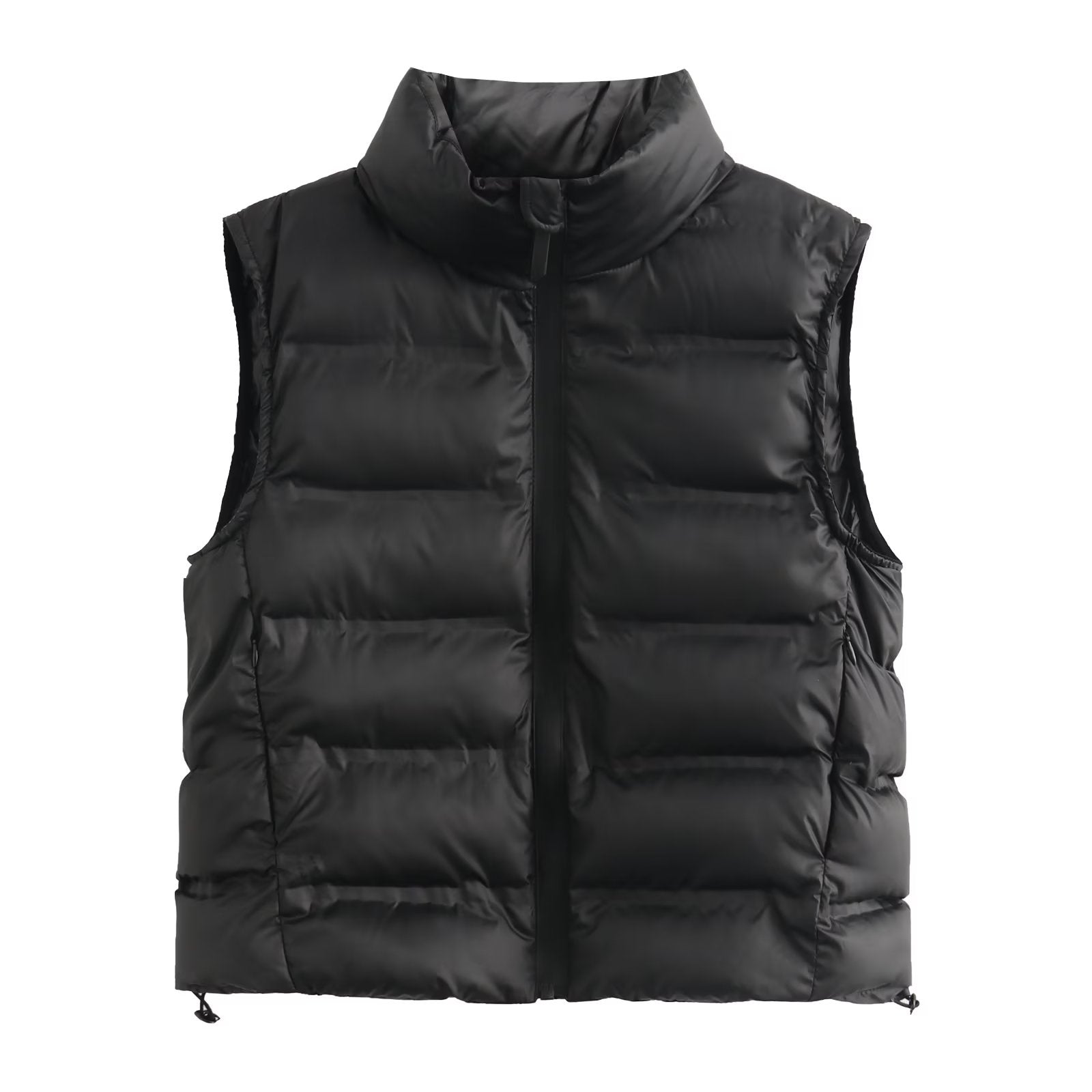 StCollar Sleeveless Cotton Padded Jacket Vest Vest Coat