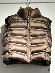 StCollar Sleeveless Cotton Padded Jacket Vest Vest Coat