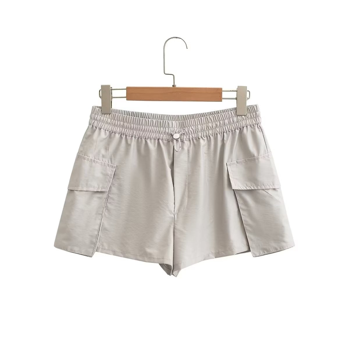 Freizeitshorts aus Nylonmischung mit elastischer Taille