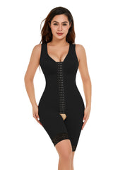 Shaping Slimming Row Buckle Corset One Piece Waist Girdling Belly Contraction Open Plus Size Jumpsuit