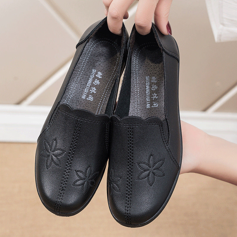 Women's Mom Pumps Soft Bottom Elderly Flat