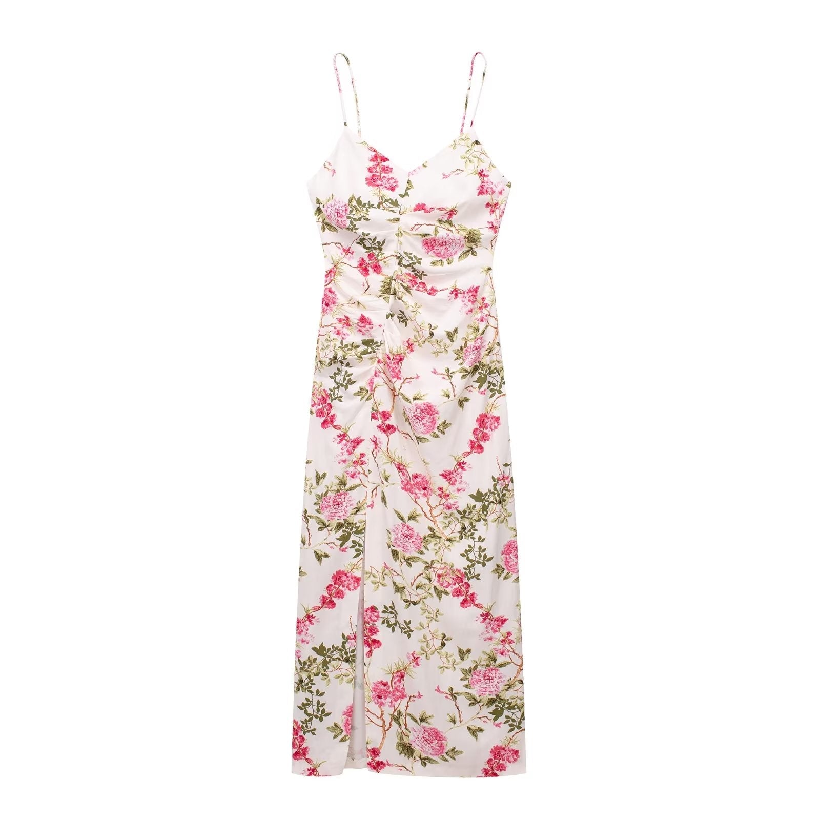 Midikleid mit Blumendruck