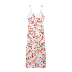 Midikleid mit Blumendruck