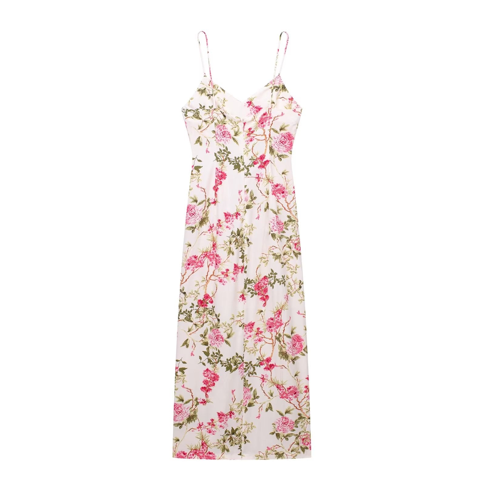 Midikleid mit Blumendruck