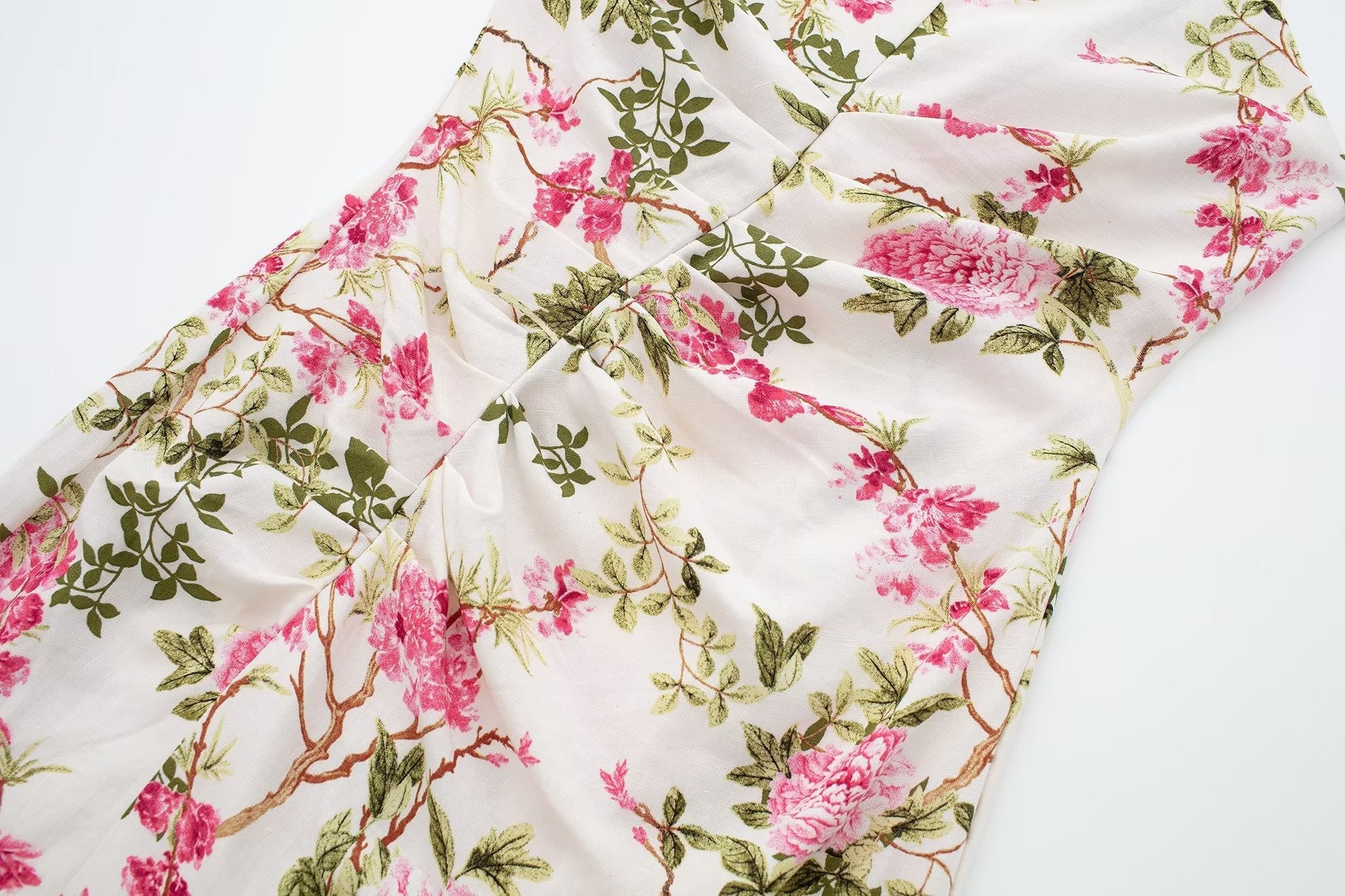 Midikleid mit Blumendruck