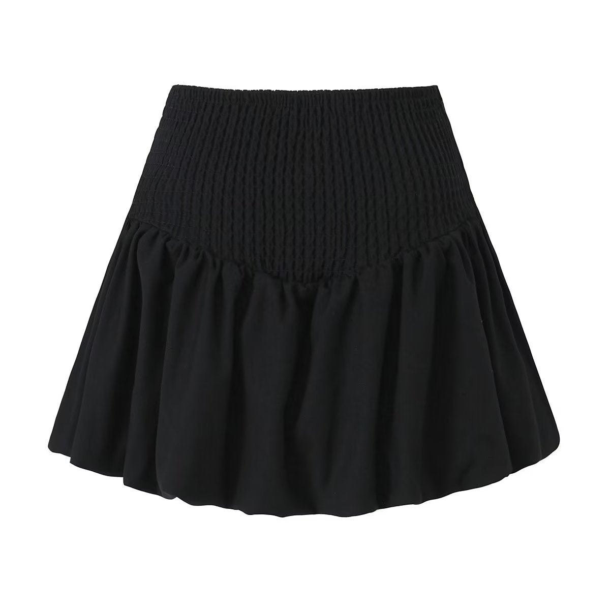 Unregelmäßiger asymmetrischer Nährock Ballett Elastischer A-Linien-Rock mit hoher Taille