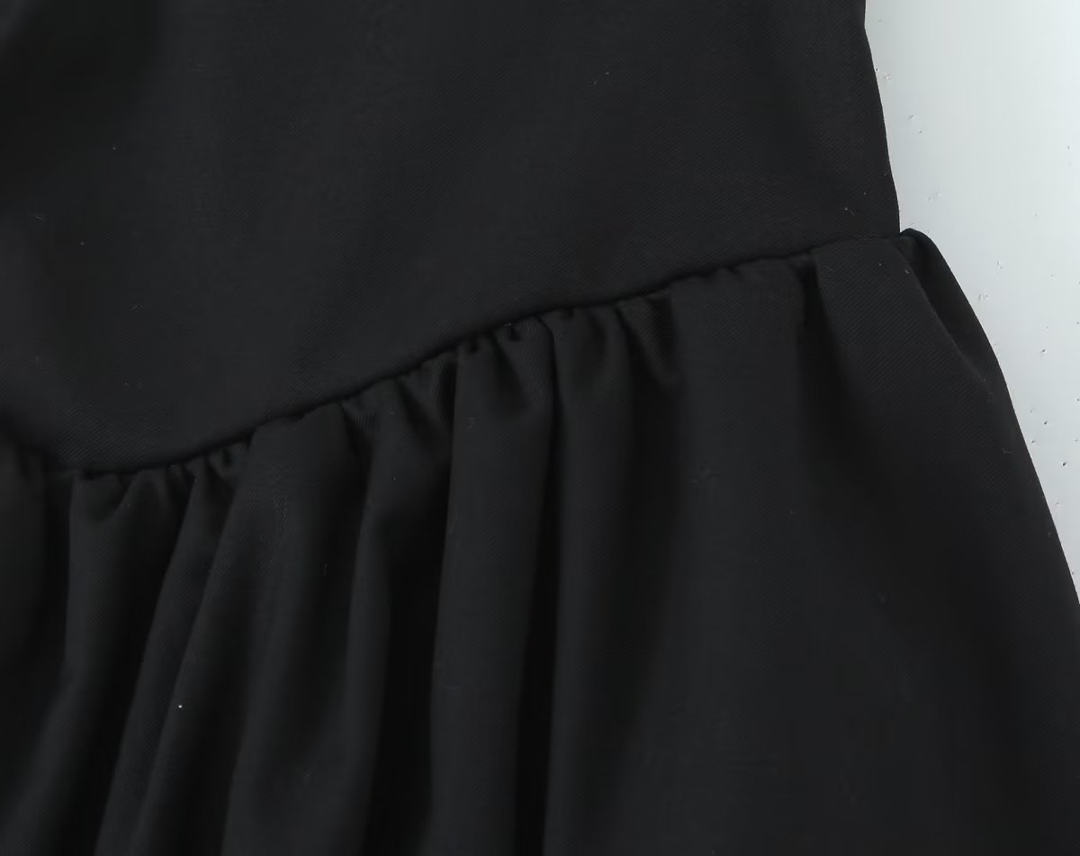 Unregelmäßiger asymmetrischer Nährock Ballett Elastischer A-Linien-Rock mit hoher Taille