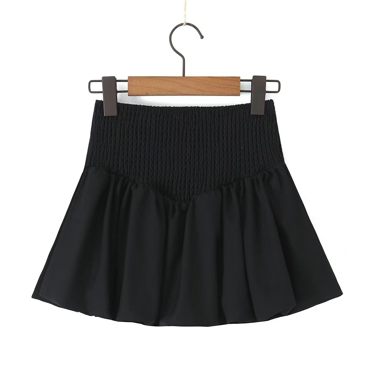 Unregelmäßiger asymmetrischer Nährock Ballett Elastischer A-Linien-Rock mit hoher Taille