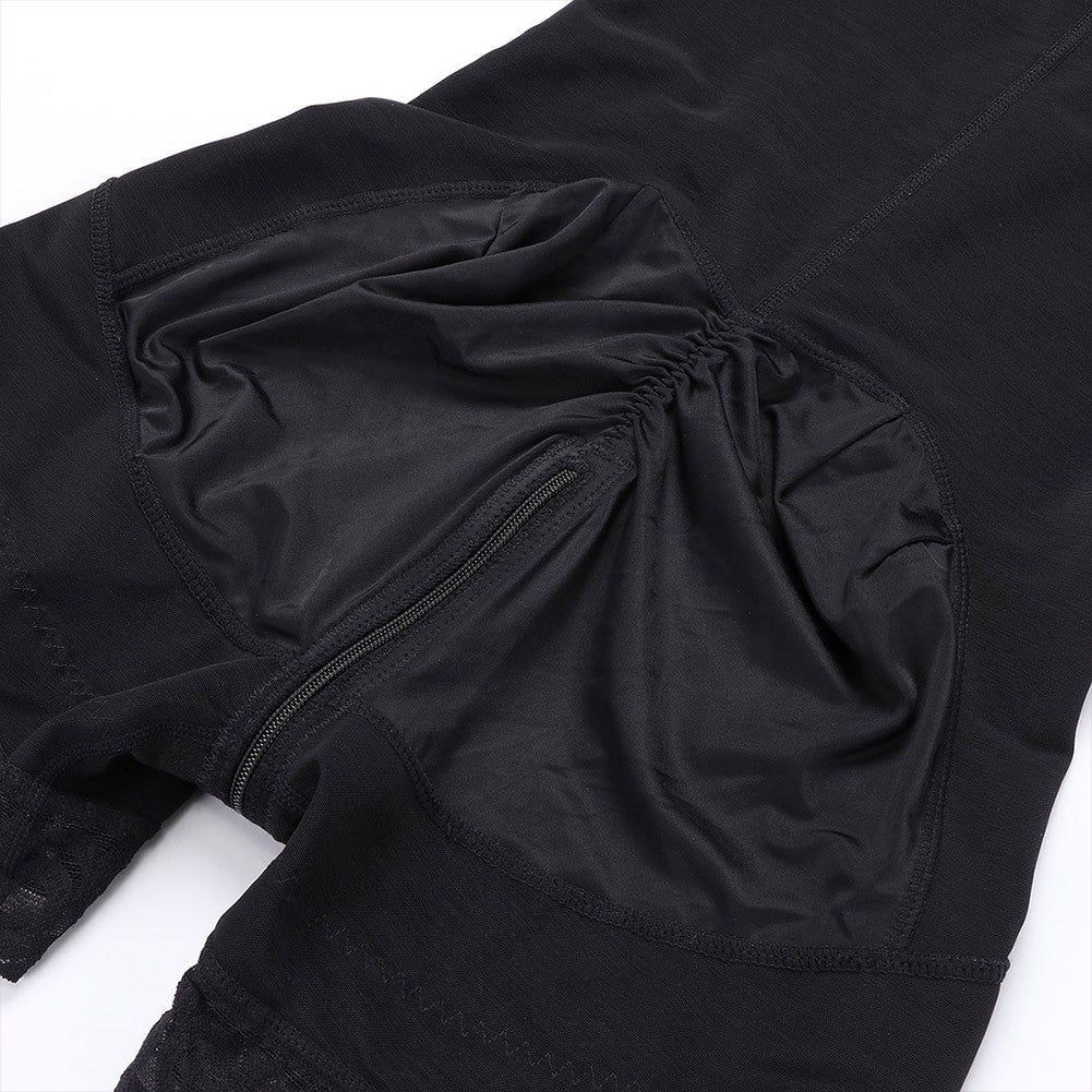 Pantalon taille haute pour le ventre et les hanches, avec fermeture éclair, amincissant, pour la musculation et la forme