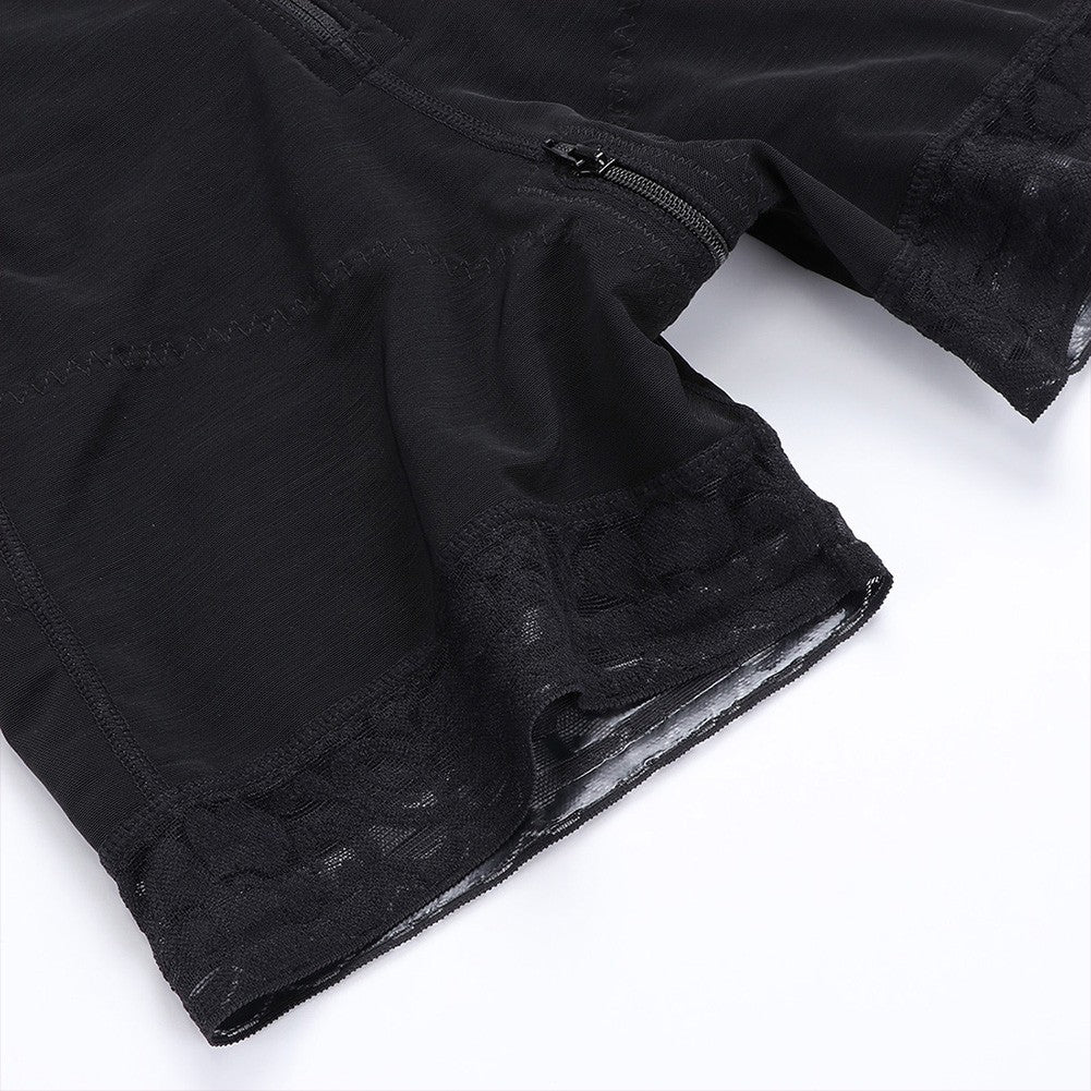 Pantalon taille haute pour le ventre et les hanches, avec fermeture éclair, amincissant, pour la musculation et la forme