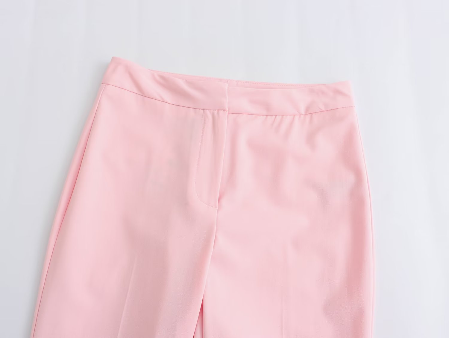 Pink Blazer Straight Casual Trousers Blouse Pants Sets